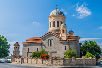 Fototapeta na wymiar Virgin Mary church in Gori town, Georgia