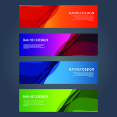 Vector Abstract design banner web template