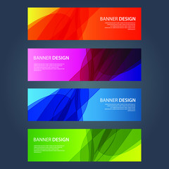 Vector Abstract design banner web template
