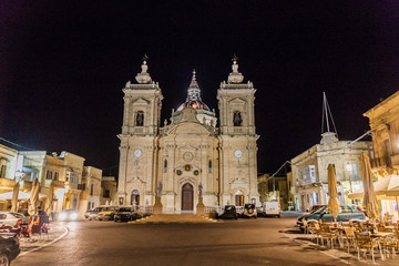 Fototapeta na wymiar St George's Basilica in Victoria, Gozo Island, Malta