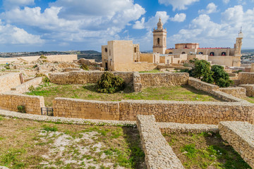 Cittadella, citadel of Victoria, Gozo Island, Malta