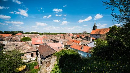 Obraz premium view of old town