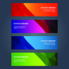 Vector Abstract design banner web template