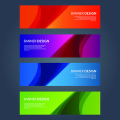 Vector Abstract design banner web template