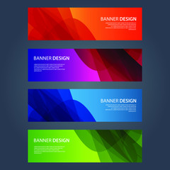 Vector Abstract design banner web template