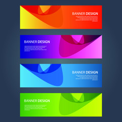 Vector Abstract design banner web template
