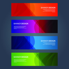 Vector Abstract design banner web template