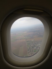 Fototapeta premium view from the window of an airplane
