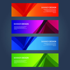 Vector Abstract design banner web template