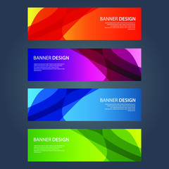 Vector Abstract design banner web template