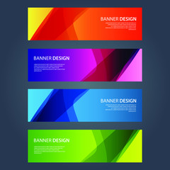 Vector Abstract design banner web template