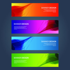 Vector Abstract design banner web template
