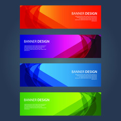 Vector Abstract design banner web template