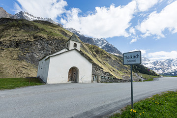 Reformierte Kirche, Thalkirch, Safiental, Graub&uuml;nden, Schweiz, Europa