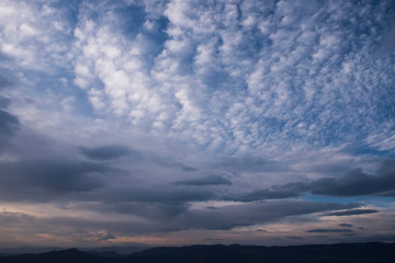 dramatic sky and clouds