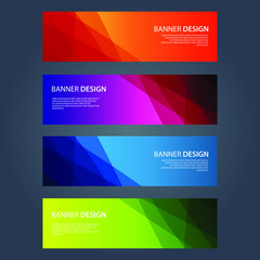 Vector Abstract design banner web template