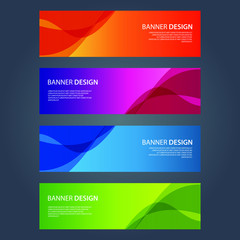 Vector Abstract design banner web template