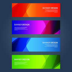 Vector Abstract design banner web template