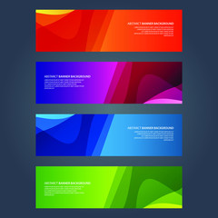 Vector Abstract design banner web template