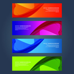 Fototapeta premium Vector Abstract design banner web template
