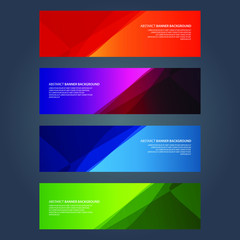 Vector Abstract design banner web template