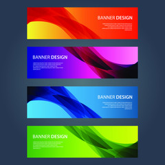 Vector Abstract design banner web template