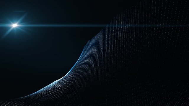 Abstract Particle Background