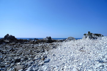 秋の天草海岸の風景