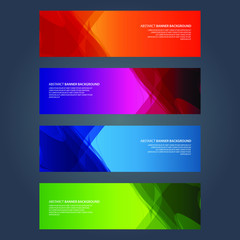 Vector Abstract design banner web template