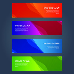 Vector Abstract design banner web template