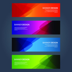 Vector Abstract design banner web template