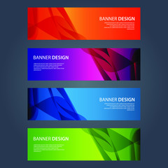 Vector Abstract design banner web template