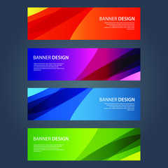 Vector Abstract design banner web template