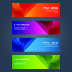 Vector Abstract design banner web template
