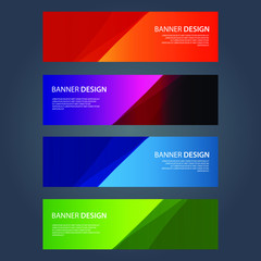 Vector Abstract design banner web template