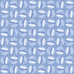 Abstract hand-drawn repeating shapes. Vector seamless pattern design.