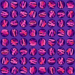 Abstract hand-drawn repeating shapes. Vector seamless pattern design.