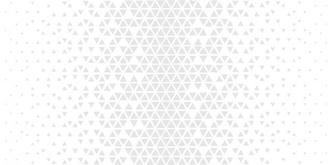 Vector Halftone abstract background. Monochrome triangle polygonal texture.