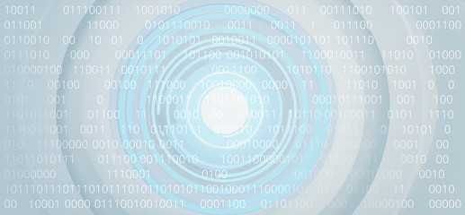 Fototapeta na wymiar binary code technology computer language 3d-illustration