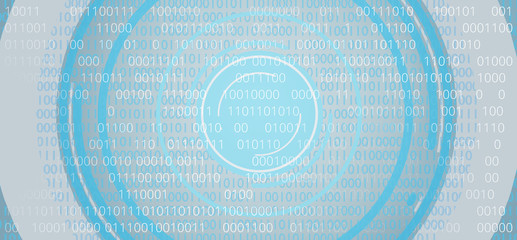 binary code technology computer language 3d-illustration