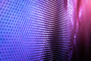 CloseUp LED blurred screen. LED soft focus background. abstract background ideal for design.