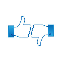 Thumb Up and Thumb down icon