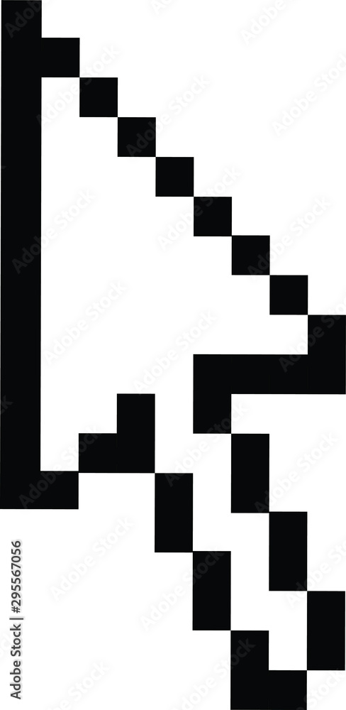Fototapete illustration vector icon of cursor or mouse pointer easy to use 