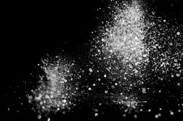 glitter lights grunge black and white background for graphic design resources.