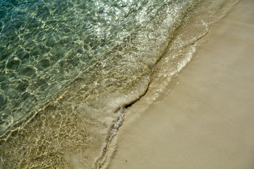 Fototapeta na wymiar Water on the beach