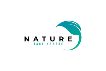 nature logo icon vector isolated