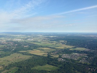 Fototapeta na wymiar aerial view of landscape