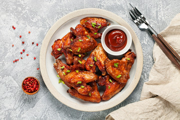 Baked chicken wings