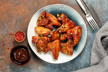 Baked chicken wings