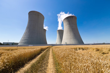 Nuclear power station Dukovany, Vysocina region, Czech republic
